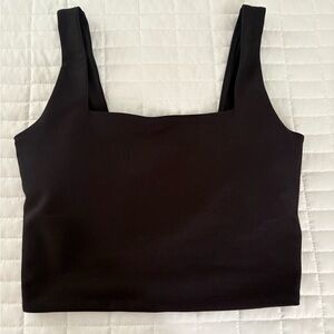 Abercrombie YPB SculptLux Square Neck Tank -Black size M. NWOT